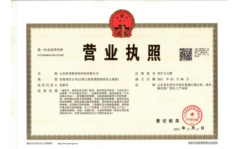 企業經營許可證